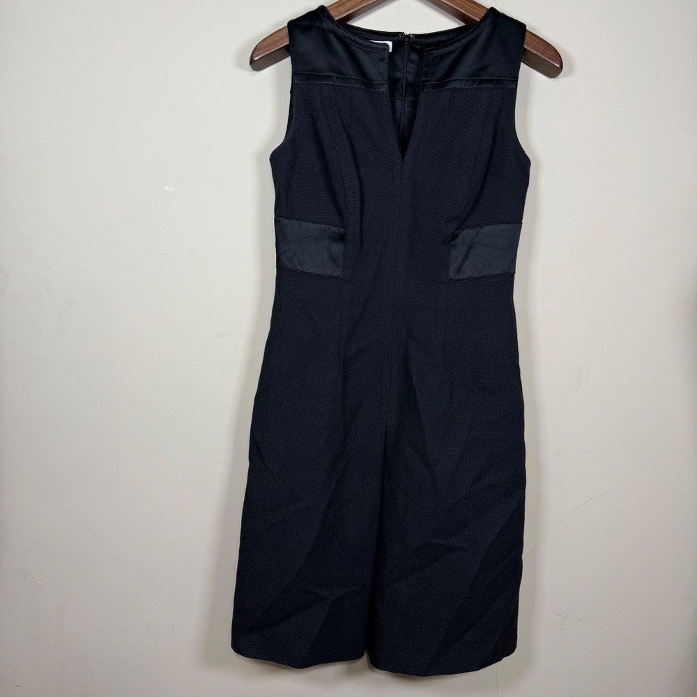 Kay Unger New York Black Sleeveless Lined Sheath Dress READ NO SIZE